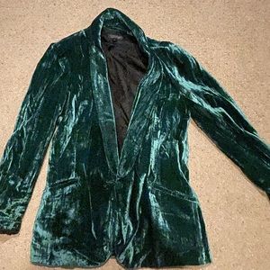 Top shop green velour suit set! Perfect for the festive season!